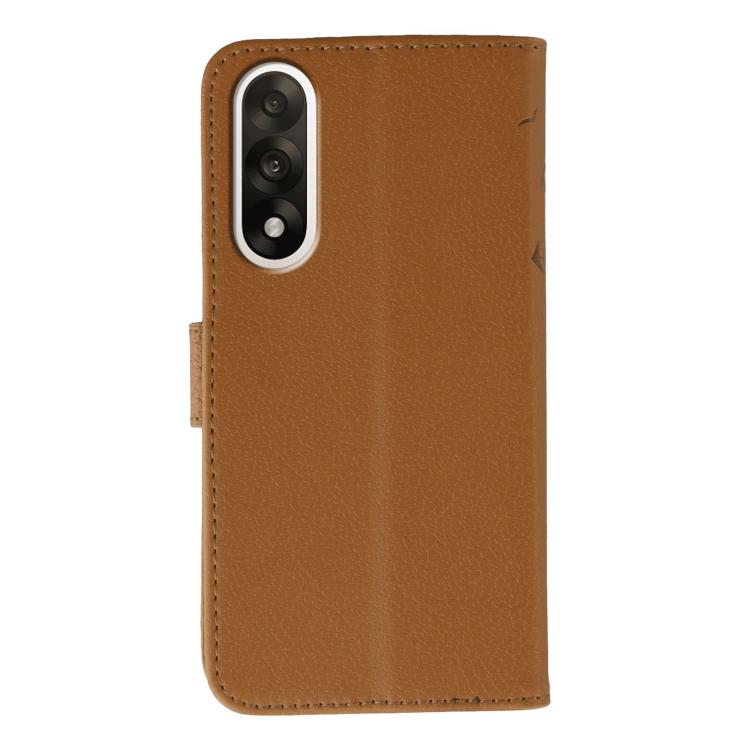 For OnePlus Nord 5 Feather Pattern Litchi Texture Leather Phone Case