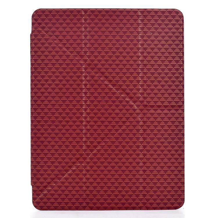 For Samsung Galaxy Tab S10 FE / S9 Y-Fold Pyramid Texture Smart Leather Tablet Case