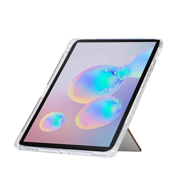 For Samsung Galaxy Tab S10 FE / S9 Y-Fold Pyramid Texture Smart Leather Tablet Case