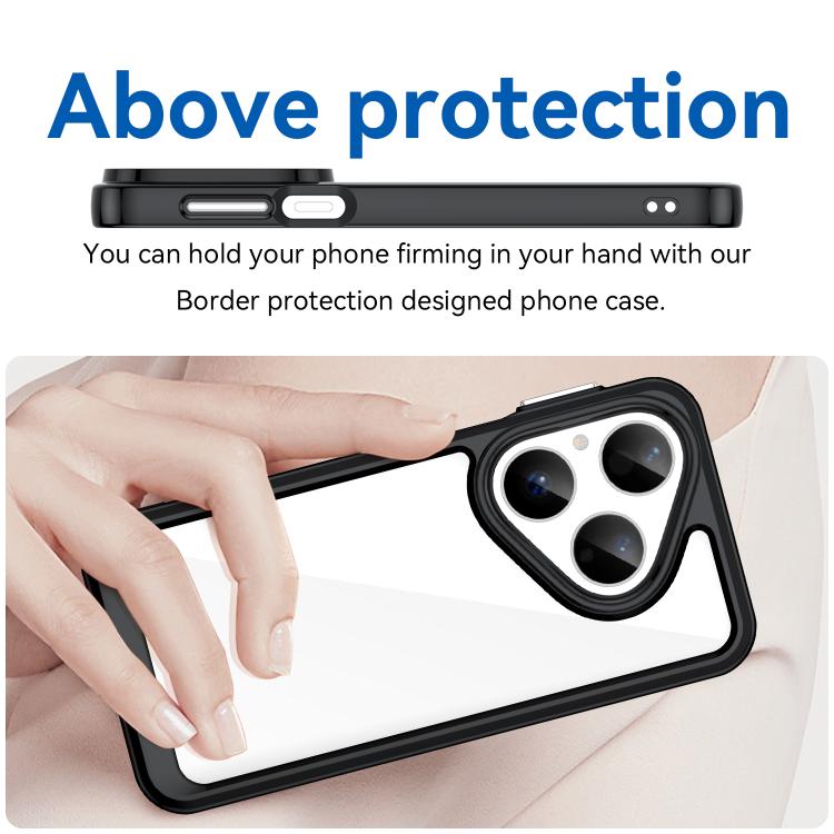 For Huawei Pura 80 5G Colorful Series Acrylic Hybrid TPU Phone Case