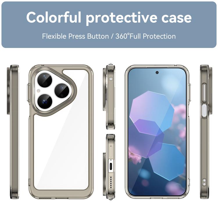 For Huawei Pura 80 5G Colorful Series Acrylic Hybrid TPU Phone Case