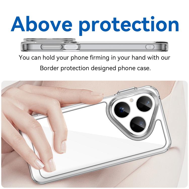 For Huawei Pura 80 5G Colorful Series Acrylic Hybrid TPU Phone Case