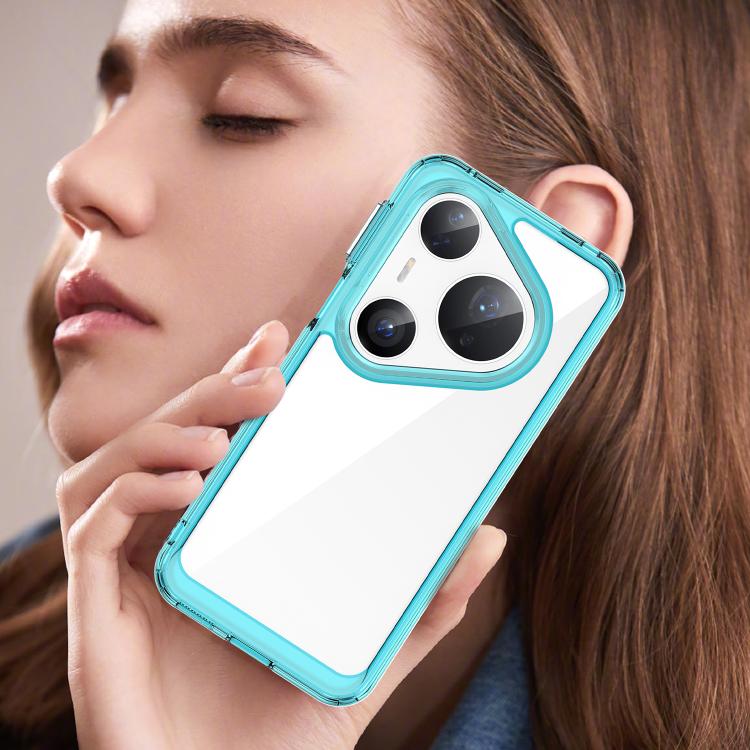 For Huawei Pura 80 Ultra 5G Colorful Series Acrylic Hybrid TPU Phone Case