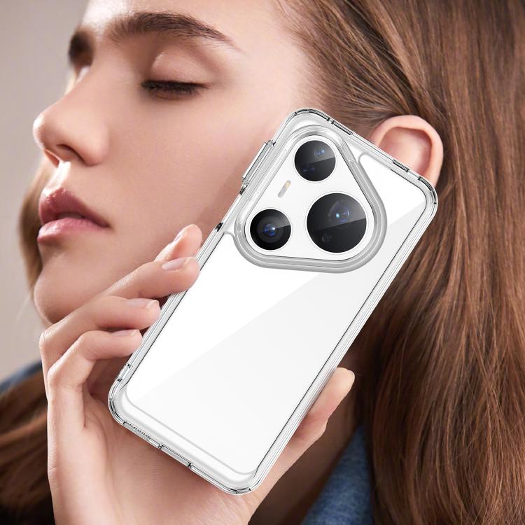 For Huawei Pura 80 Ultra 5G Colorful Series Acrylic Hybrid TPU Phone Case