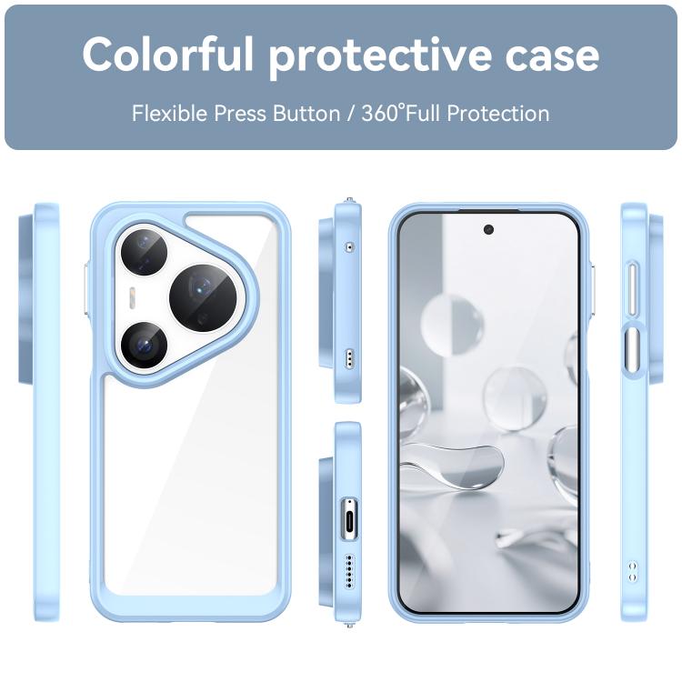 For Huawei Pura 80 Pro+ 5G Colorful Series Acrylic Hybrid TPU Phone Case