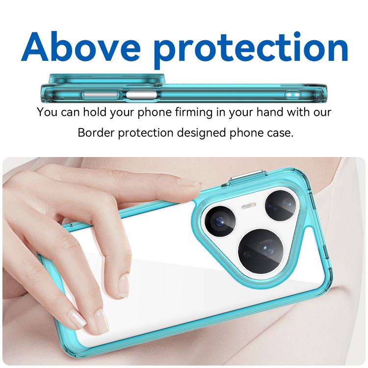 For Huawei Pura 80 Pro 5G Colorful Series Acrylic Hybrid TPU Phone Case