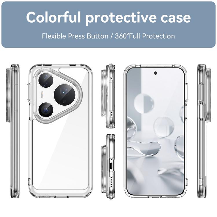 For Huawei Pura 80 Pro 5G Colorful Series Acrylic Hybrid TPU Phone Case