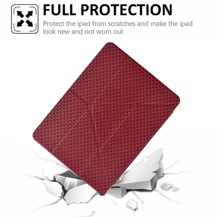 For Xiaomi Pad 7 / 7 Pro Y-Fold Pyramid Texture Smart Leather Tablet Case