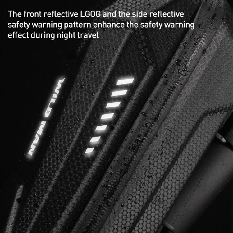 WILD MAN ES8 PLUS Electric Scooter EVA Hard Shell Handlebar Bag - Black