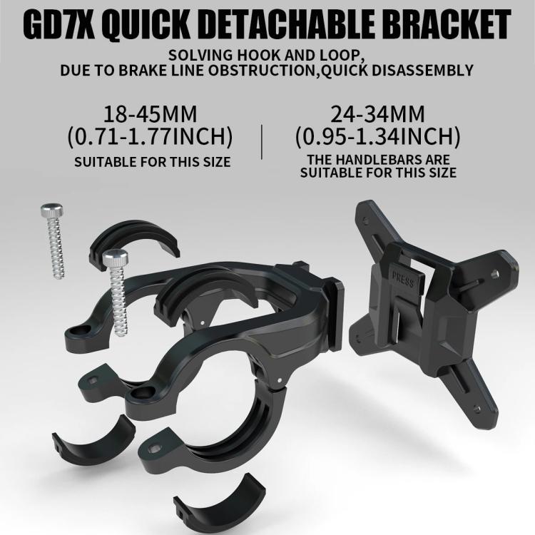 WILD MAN GD7X Mountain Bicycle EVA Hard Shell Handlebar Bag Quick Release Bracket