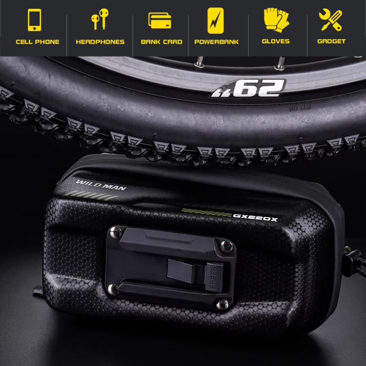 WILD MAN GX220X Mountain Bicycle EVA Hard Shell Bag Bike Front Quick Release Bracket