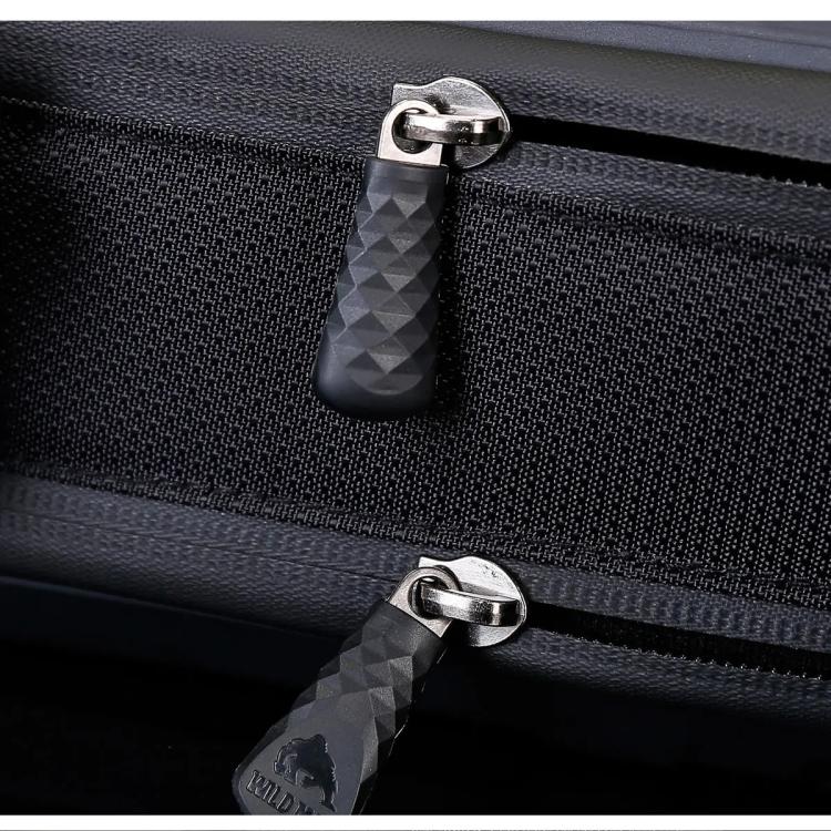 WILD MAN M40 Mountain Bicycle Front Beam Triangle Bag TPU Carbon Fiber Hard Shell Bag Cycling Equipment - Black