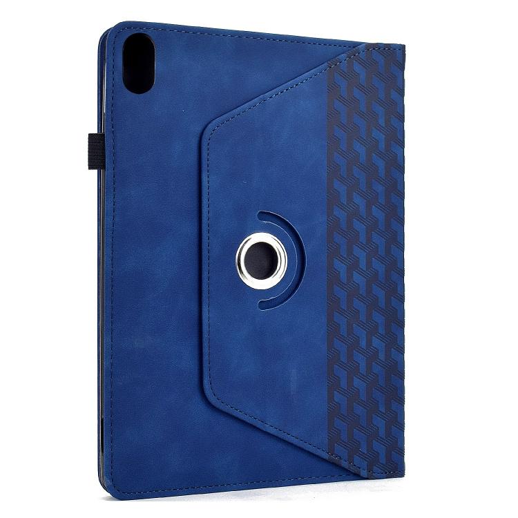 For iPad 2025 / 2022 Rotatable Building Blocks Embossed Smart Leather Tablet Case