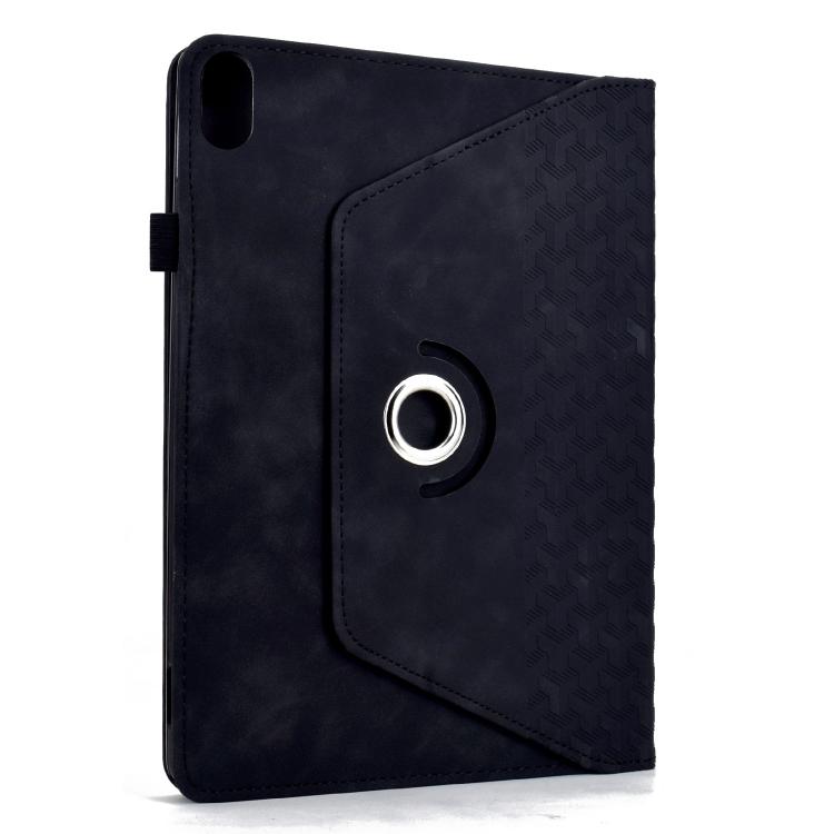 For iPad 2025 / 2022 Rotatable Building Blocks Embossed Smart Leather Tablet Case