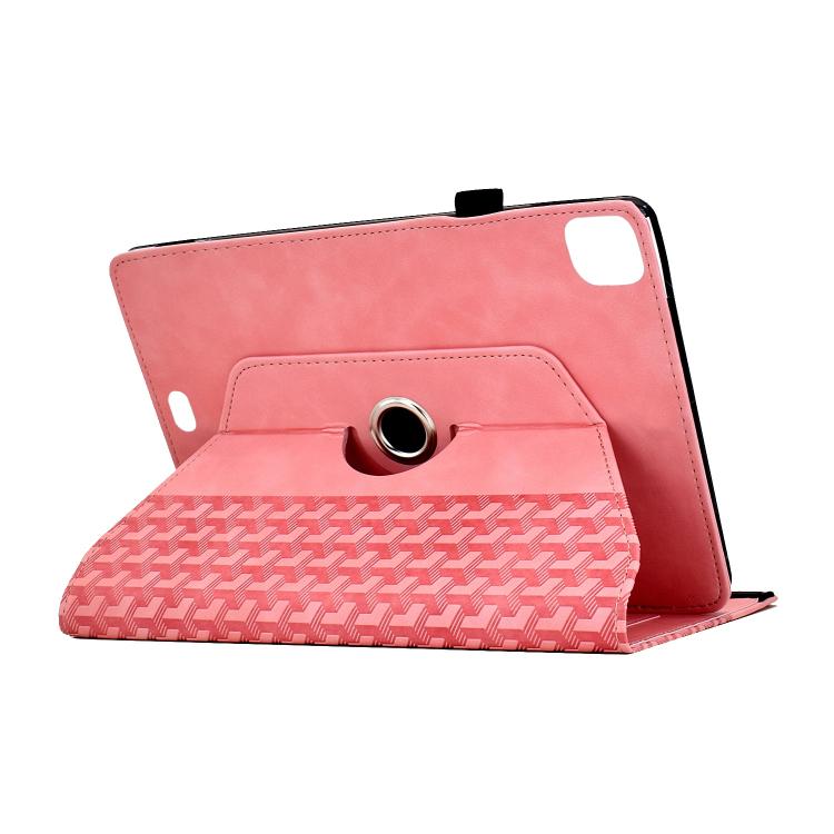 For iPad Air 11 2026 / 2025 / 2024 Rotatable Building Blocks Embossed Smart Leather Tablet Case