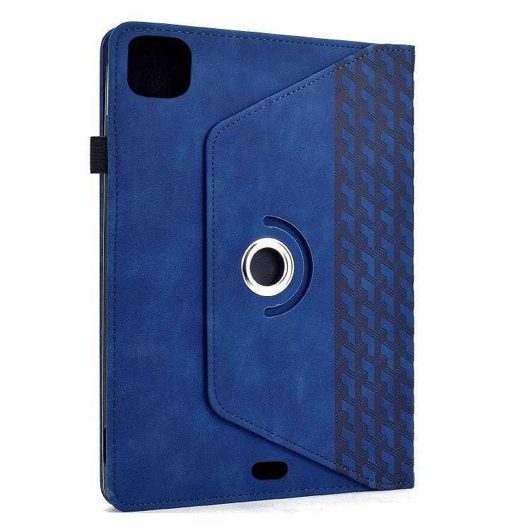 For iPad Air 11 2026 / 2025 / 2024 Rotatable Building Blocks Embossed Smart Leather Tablet Case