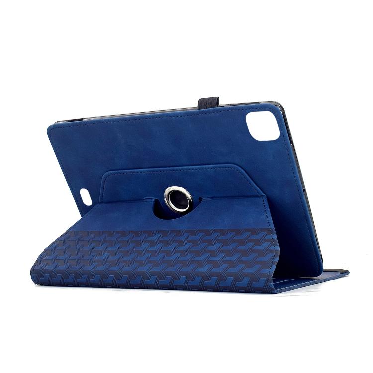 For iPad Air 11 2026 / 2025 / 2024 Rotatable Building Blocks Embossed Smart Leather Tablet Case