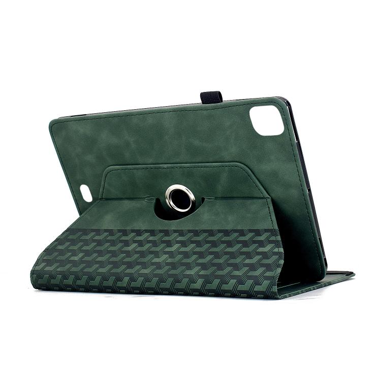For iPad Air 11 2026 / 2025 / 2024 Rotatable Building Blocks Embossed Smart Leather Tablet Case