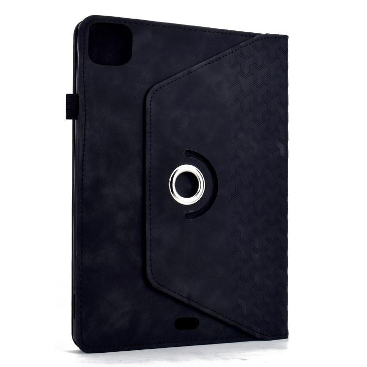 For iPad Air 11 2026 / 2025 / 2024 Rotatable Building Blocks Embossed Smart Leather Tablet Case