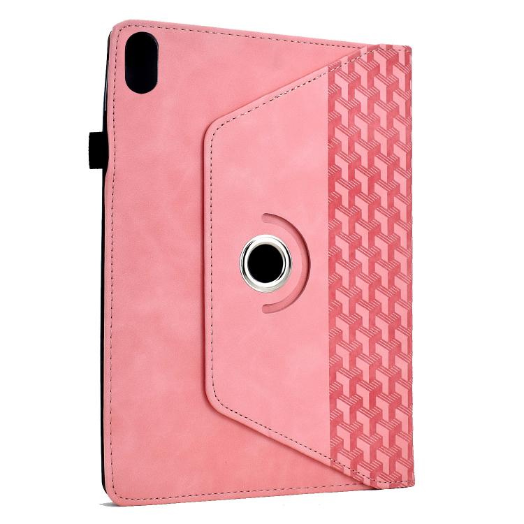 For iPad mini 2024 / mini 6 Rotatable Building Blocks Embossed Smart Leather Tablet Case
