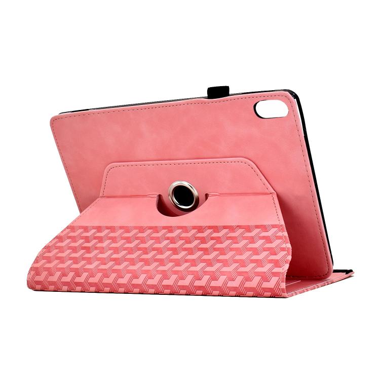 For iPad mini 2024 / mini 6 Rotatable Building Blocks Embossed Smart Leather Tablet Case