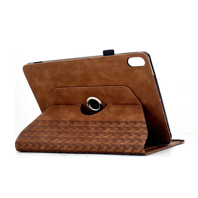 For iPad mini 2024 / mini 6 Rotatable Building Blocks Embossed Smart Leather Tablet Case