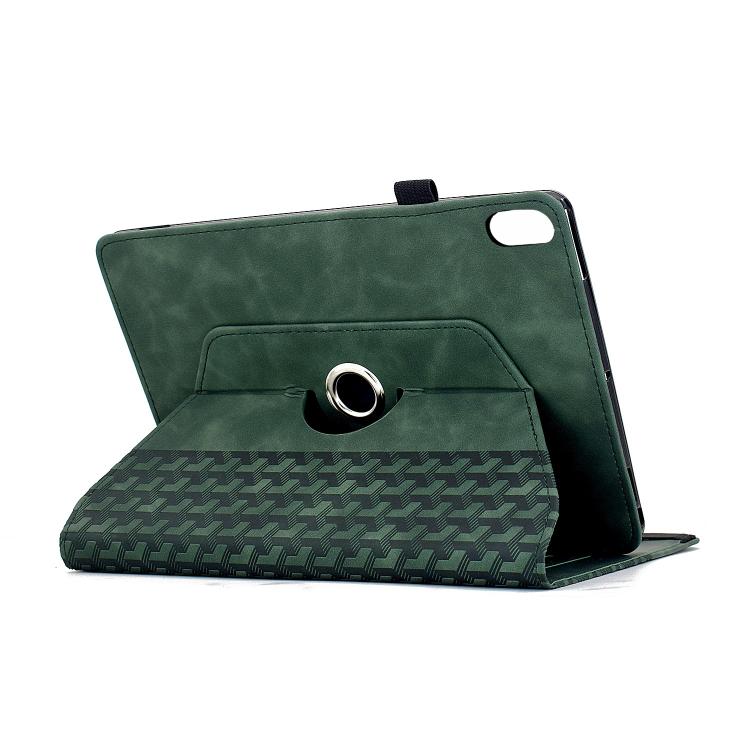 For iPad mini 2024 / mini 6 Rotatable Building Blocks Embossed Smart Leather Tablet Case