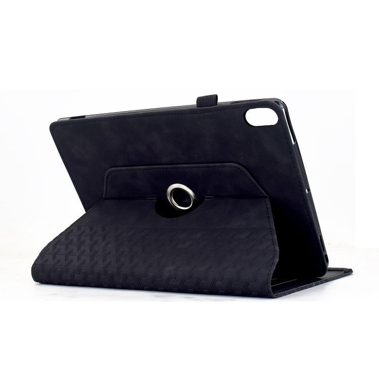 For iPad mini 2024 / mini 6 Rotatable Building Blocks Embossed Smart Leather Tablet Case