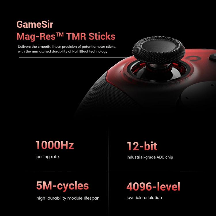 GameSir G7 Pro Bluetooth Wireless Tri-Mode Game Controller for Xbox / Steam / PC / Android - White
