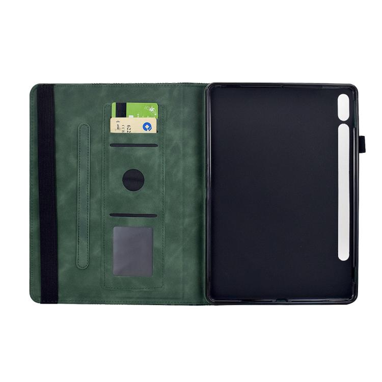 For Samsung Galaxy Tab S10 FE / S9 Rotatable Building Blocks Embossed Smart Leather Tablet Case