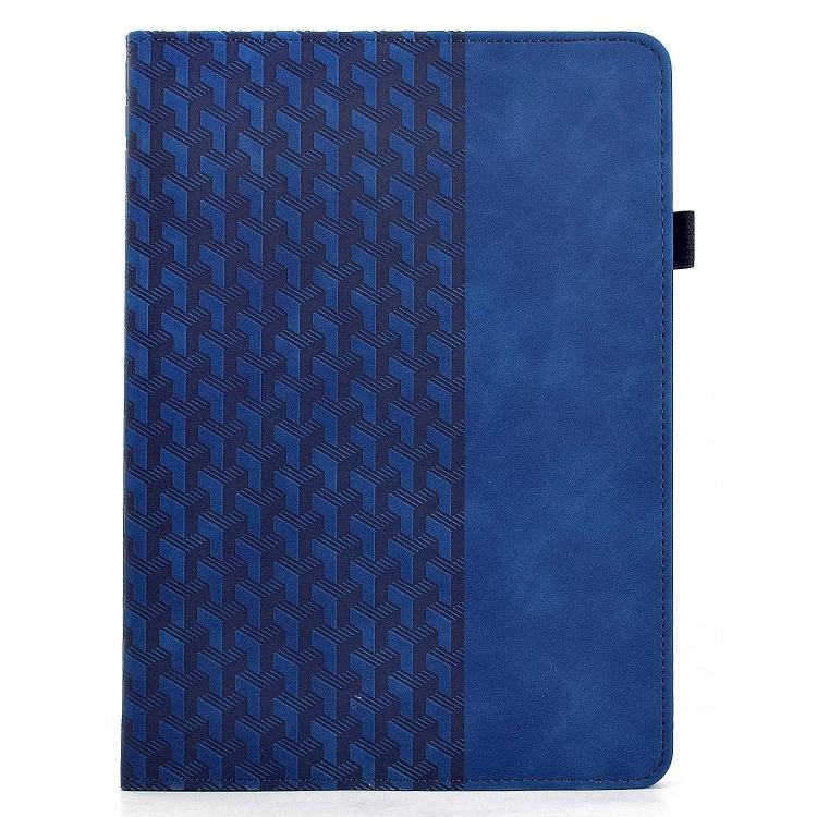 For Samsung Galaxy Tab S6 Lite 2024 Rotatable Building Blocks Embossed Smart Leather Tablet Case