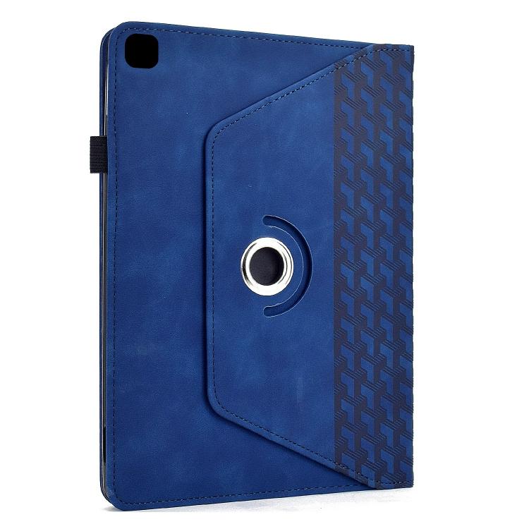 For Samsung Galaxy Tab S6 Lite 2024 Rotatable Building Blocks Embossed Smart Leather Tablet Case