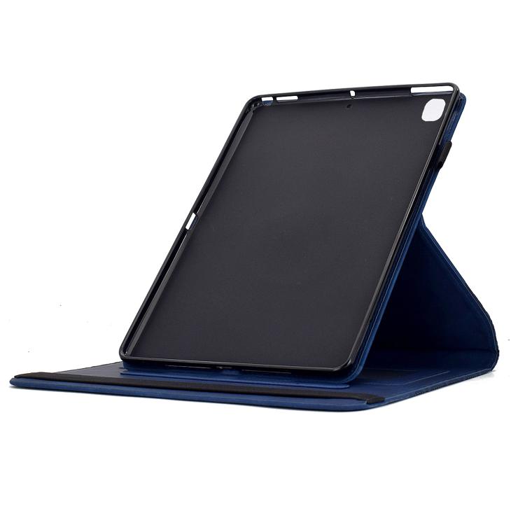 For Samsung Galaxy Tab S6 Lite 2024 Rotatable Building Blocks Embossed Smart Leather Tablet Case