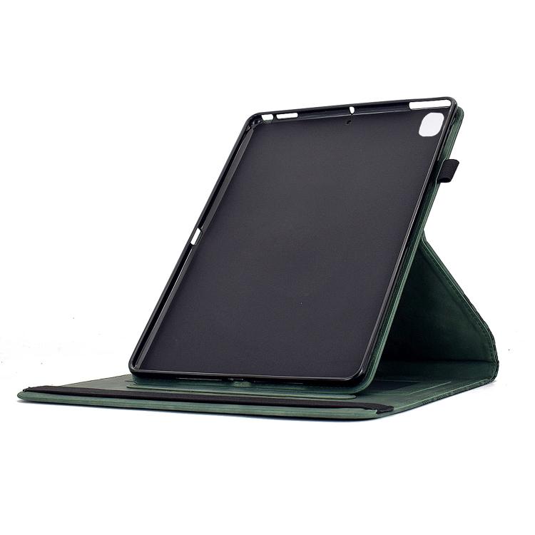 For Samsung Galaxy Tab S6 Lite 2024 Rotatable Building Blocks Embossed Smart Leather Tablet Case