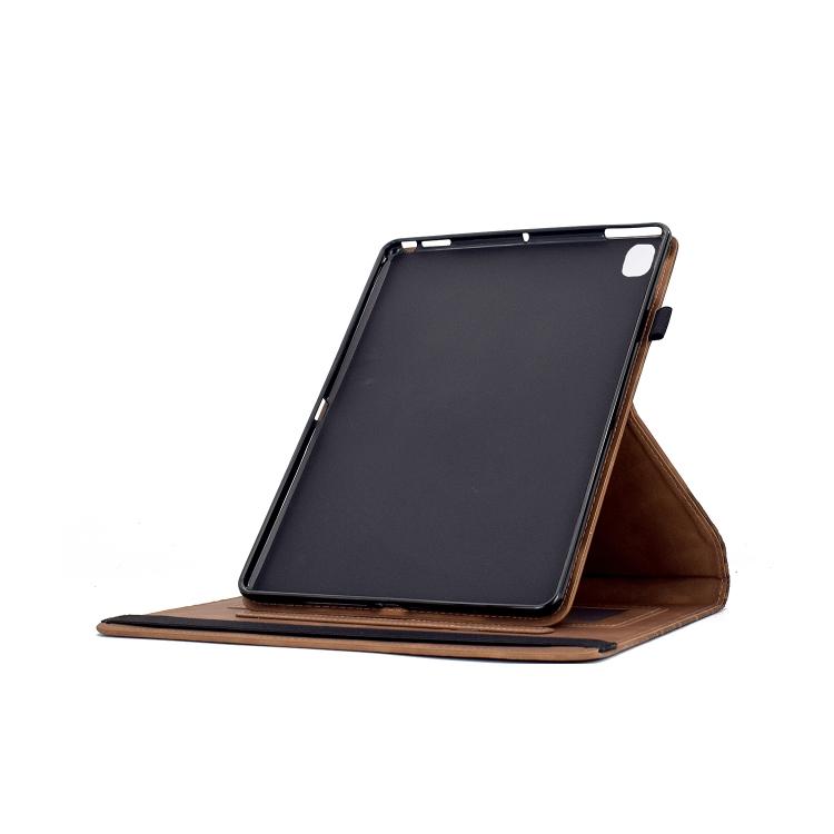 For Samsung Galaxy Tab A7 10.4 / T500 Rotatable Building Blocks Embossed Smart Leather Tablet Case