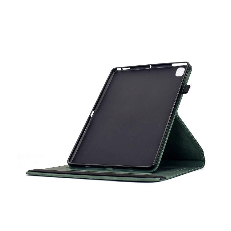 For Samsung Galaxy Tab A7 10.4 / T500 Rotatable Building Blocks Embossed Smart Leather Tablet Case