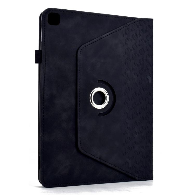 For Samsung Galaxy Tab A7 10.4 / T500 Rotatable Building Blocks Embossed Smart Leather Tablet Case