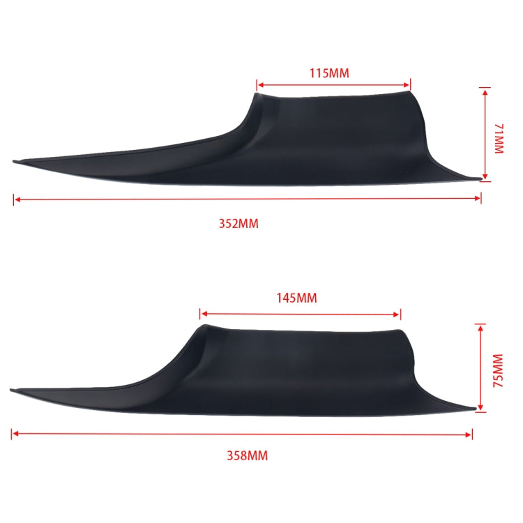 4 PCS Car Inside Handle Pull Carrier Cover 51419115501/2 51429151211/2 for BMW