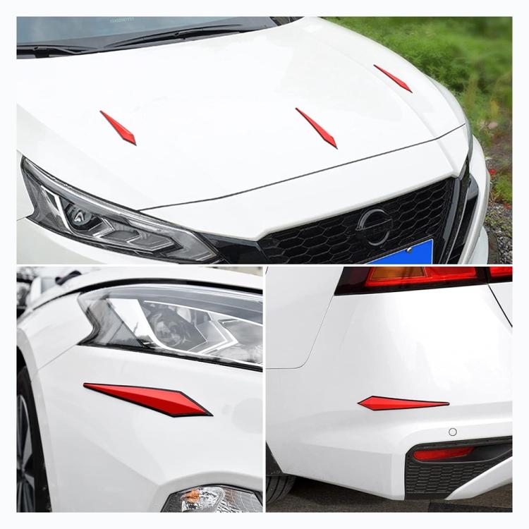4pcs / Set Car Door Anti-collision PVC Strip, Size: 15x2.5cm