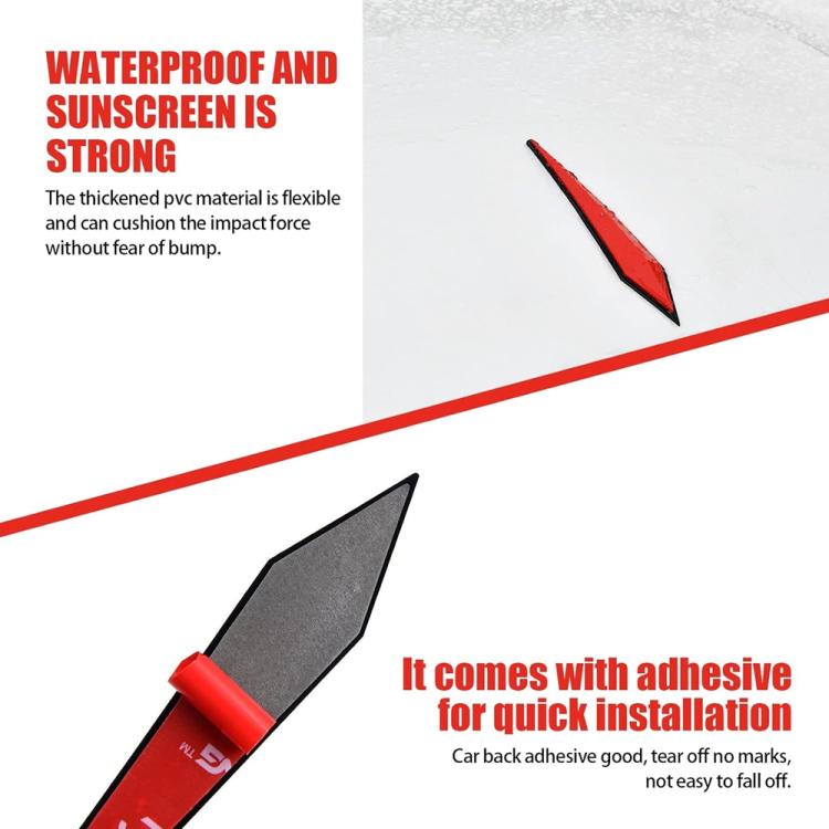 Car Door Anti-collision PVC Strip, Size: 23.5x3.5cm