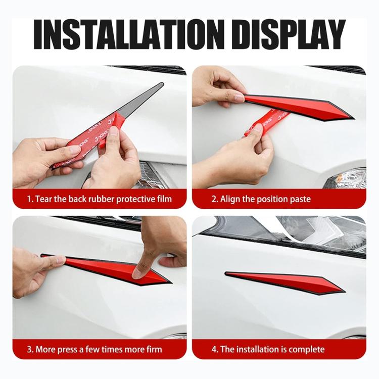 Car Door Anti-collision PVC Strip, Size: 23.5x3.5cm
