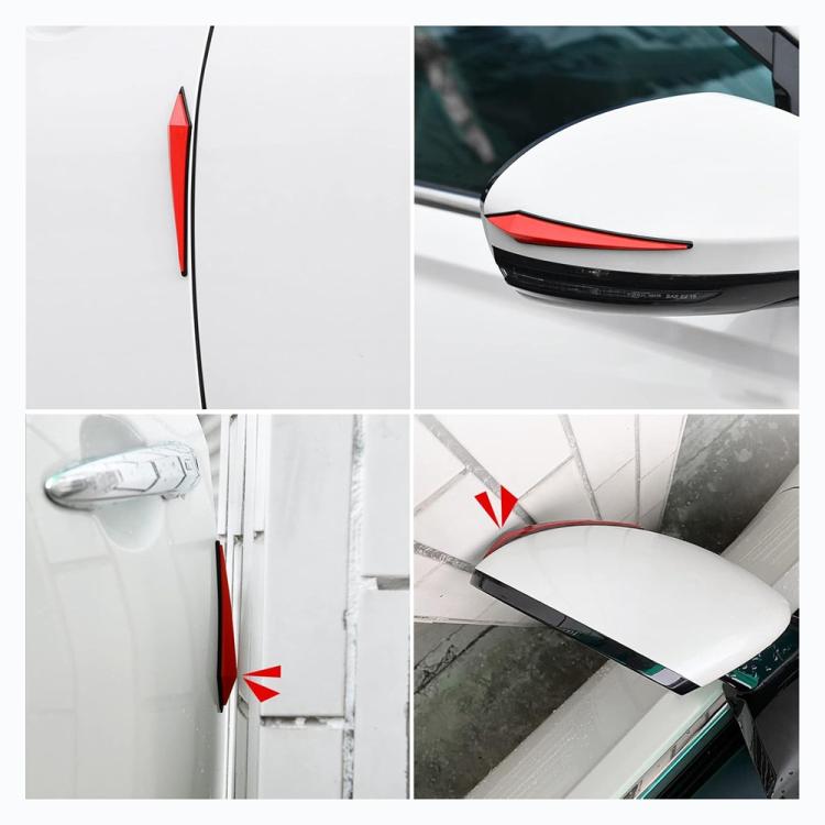Car Door Anti-collision PVC Strip, Size: 23.5x3.5cm