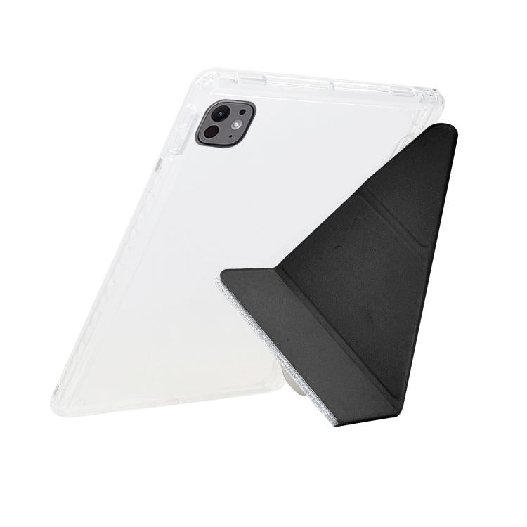 For Xiaomi Pad 7 / 7 Pro Y-Fold Clear Acrylic Glitter Smart Leather Tablet Case
