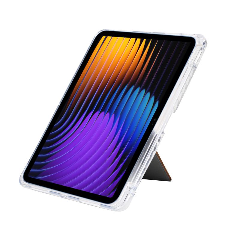 For Xiaomi Pad 7 / 7 Pro Y-Fold Clear Acrylic Glitter Smart Leather Tablet Case