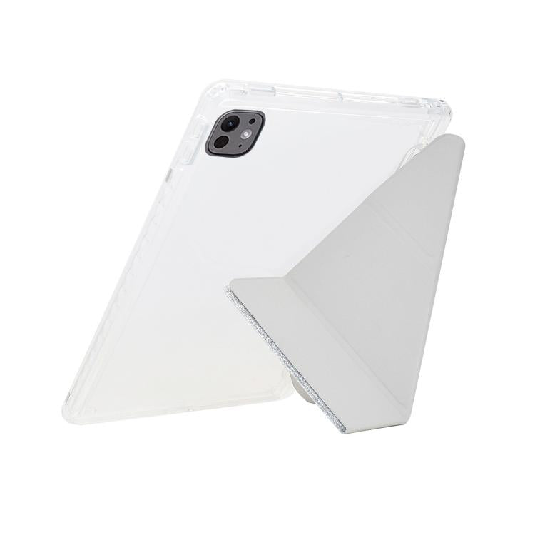 For Xiaomi Pad 7 / 7 Pro Y-Fold Clear Acrylic Glitter Smart Leather Tablet Case