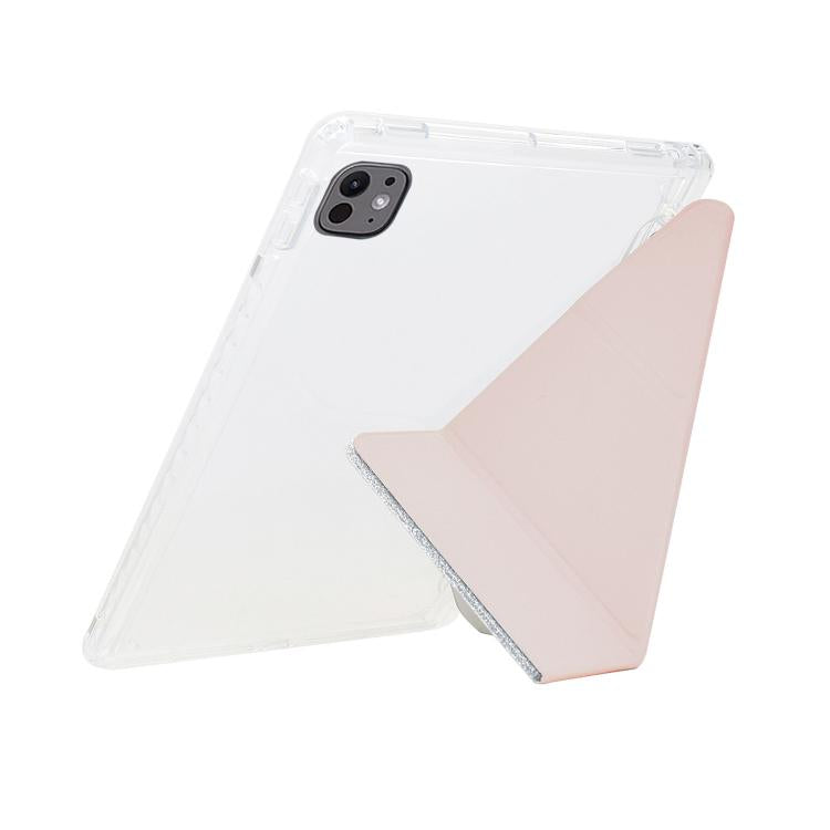 For Xiaomi Pad 7 / 7 Pro Y-Fold Clear Acrylic Glitter Smart Leather Tablet Case