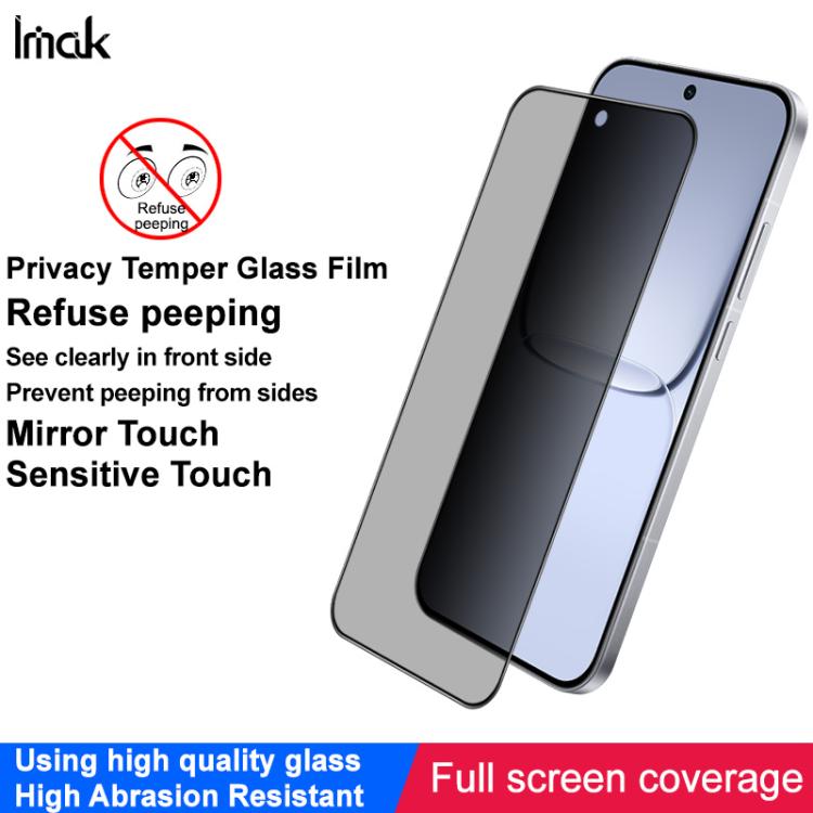 For Realme Neo8 5G imak HD Full Screen Privacy Tempered Glass Protective Film