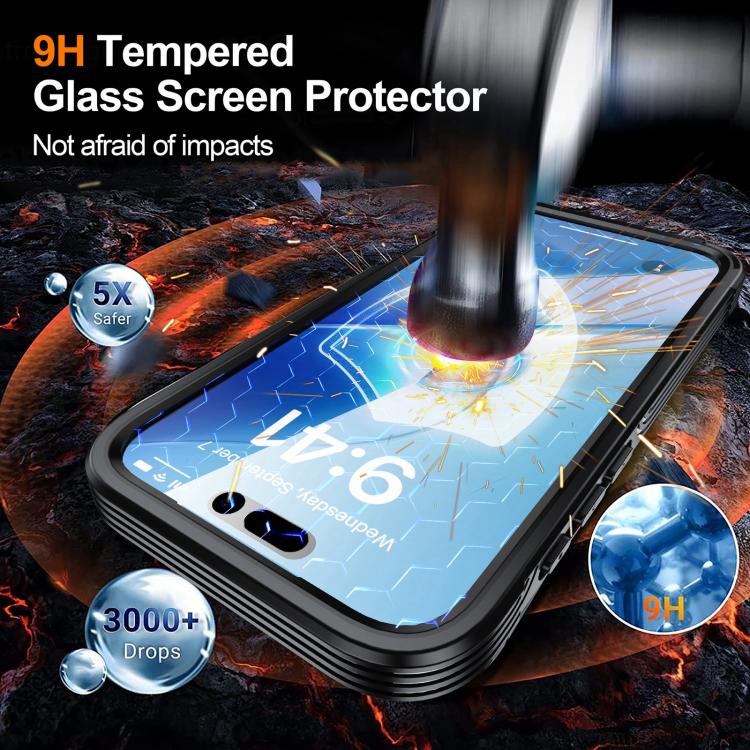 For iPhone 17 Pro Max Life Waterproof MagSafe Magnetic Rugged Phone Case