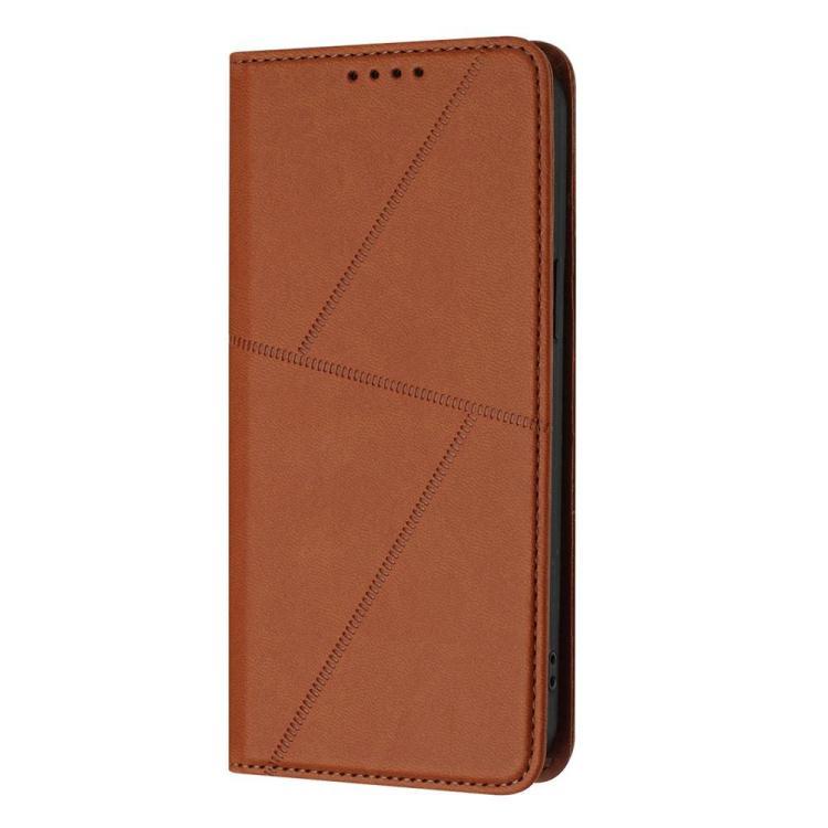 For Oukitel C53 Strong Magnetic Frosted Flip Leather Phone Case