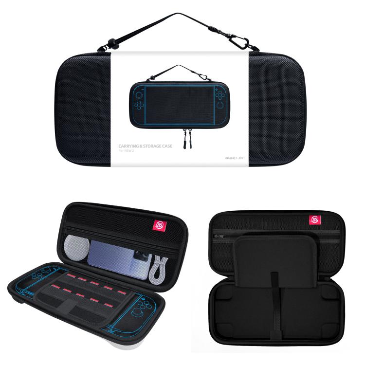 For Nintendo Switch 2 EVA Portable Shockproof Waterproof Portable Game Console Storage Bag